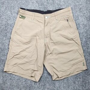 Howler Bros Shorts Mens 32 Beige 9" Lightweight Outdoor Travel Chino Casual
